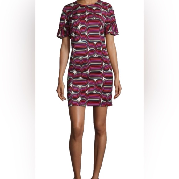 Trina Turk “Darling” Bell Sleeve Dress NWT Size 10 MSRP $298